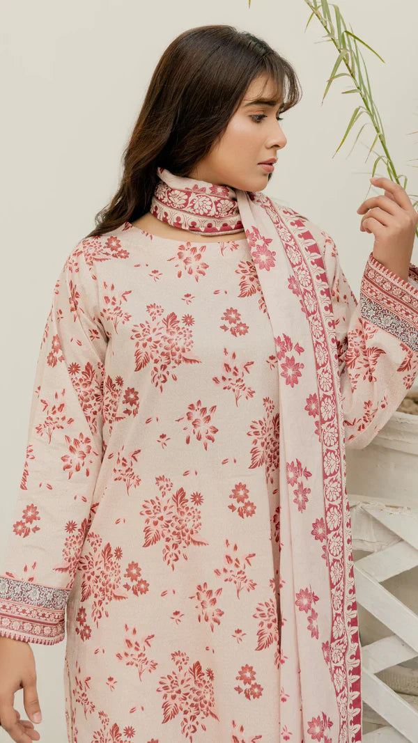 Women Khaddar 3pc Suit